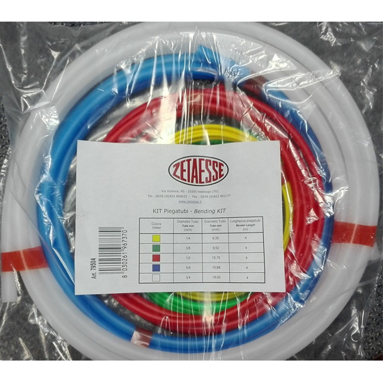 Трубогиб пластиковый ZETAESSE (комплект из 5 шт по 4м)