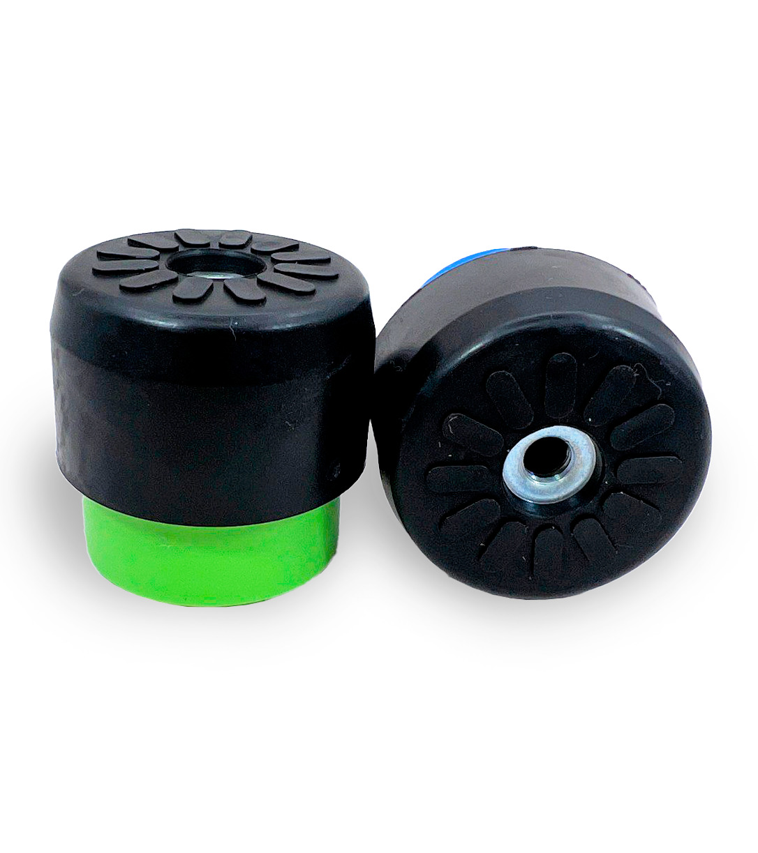 Виброопоры REXFABER (К-т из 4 шт.; зеленые/синие, до 40кг; с пружинным демпфером); RFPMM40