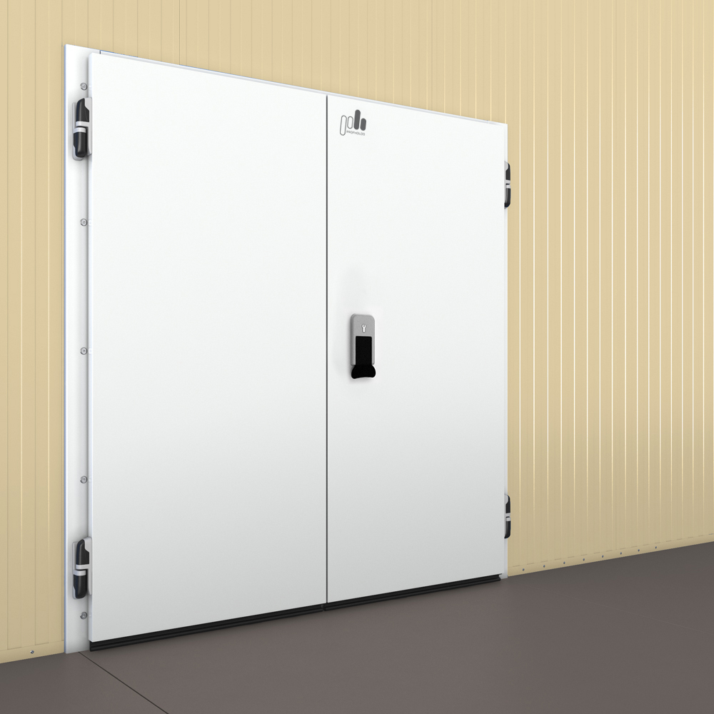 Среднетемпературные распашные двустворчатые двери (РДД)