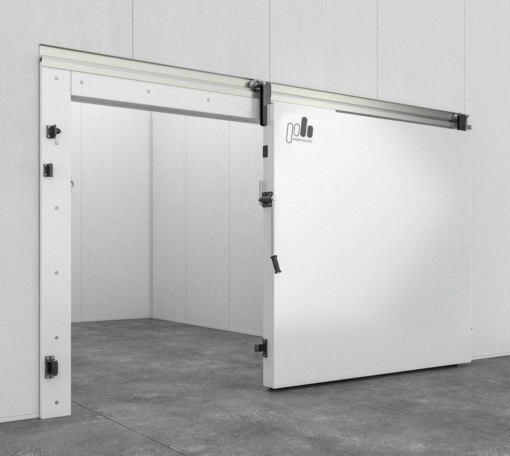 Среднетемпературные откатные холодильные двери (ОД ПХ)