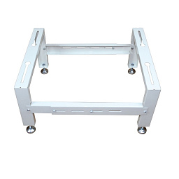 Опора монтажная напольная регулируемая KARDESLER METAL (850х480х600мм; RAL9002); KM08-FL600-EH-W7