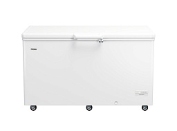 Ларь морозильный HAIER HCE430RFC (глух крышка; колеса; 1410*745*905мм); B30JTDE00RU